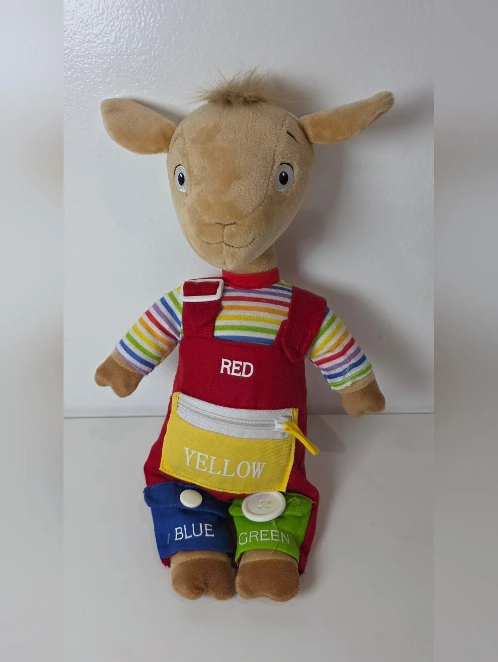 KIDS PREFERRED Llama Llama - Learn To Dress Stuffed Plush Doll - Educational Toy